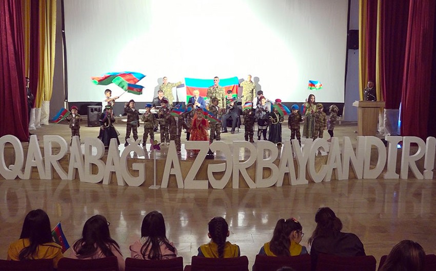 Əlahiddə Ümumqoşun Orduda Zəfər Günü təntənəli qeyd edilib