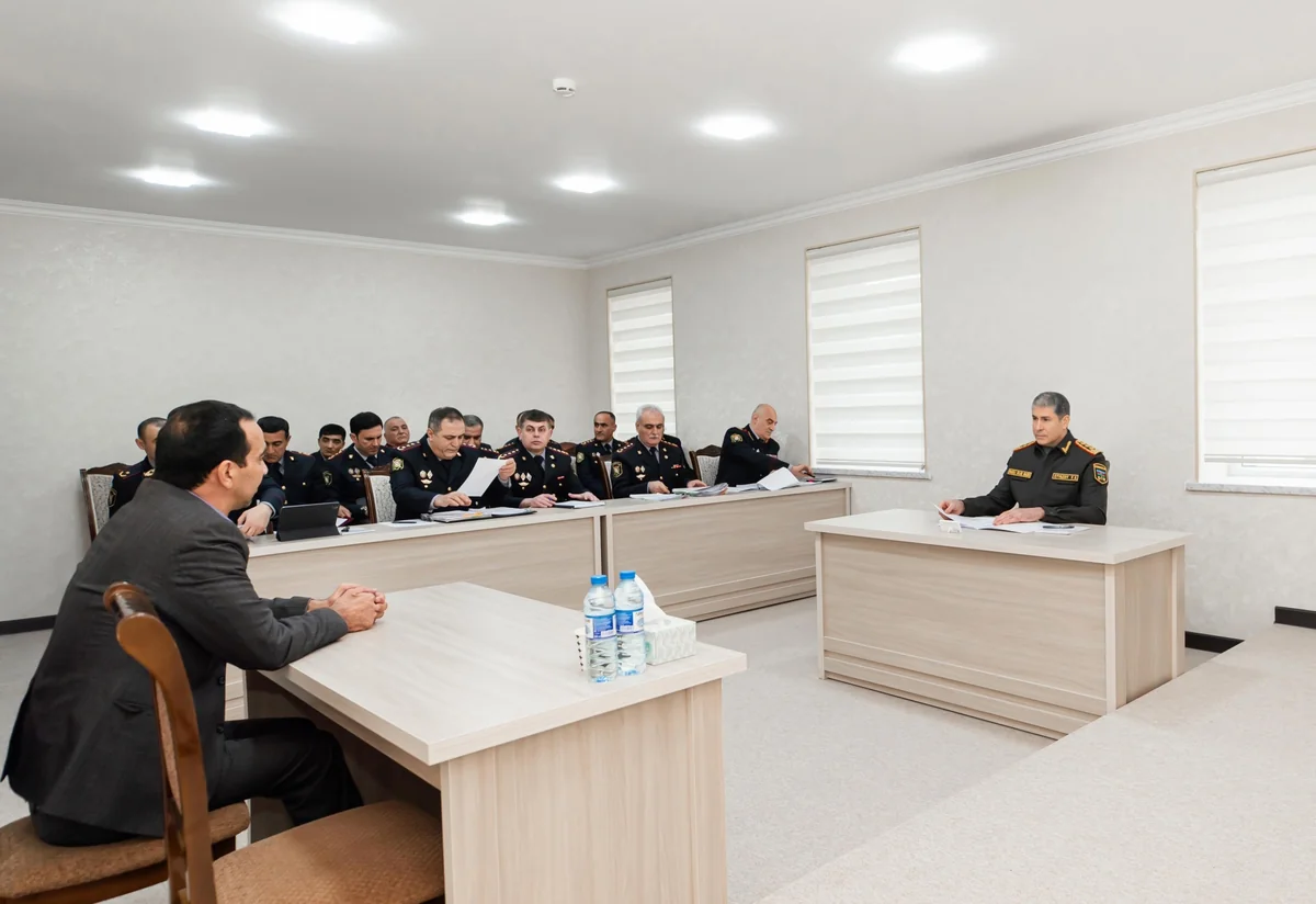 Daxili işlər naziri Saatlı rayonunda vətəndaş qəbulu və sıra baxışı keçirib  ​