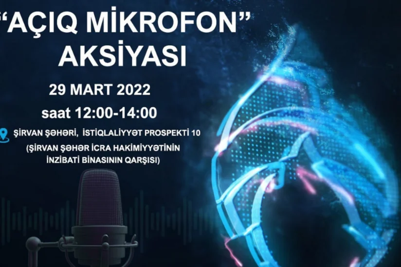 “Azəriqaz”ın növbəti “Açıq mikrofon”u Şirvanda qurulacaq