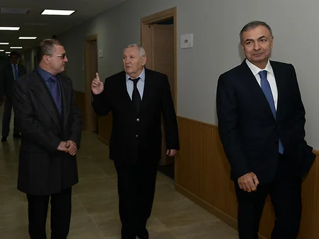 AFFA-nın prezidenti Bayıl Məşq Mərkəzinin açılışında iştirak edib
