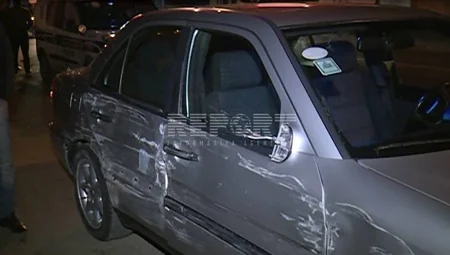 Avtobus sürücüsü ardıcıl iki qəzaya səbəb olub: 4 nəfər yaralanıb - FOTOLAR