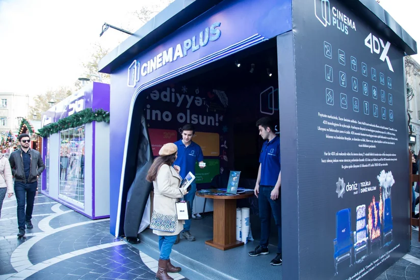 CinemaPlus “Soyuq əllər, isti ürək” Yeni il yarmarkasında iştirak edir