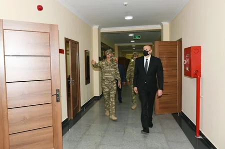 Prezident İlham Əliyev N saylı hərbi hissənin açılışında iştirak edib - YENİLƏNİB