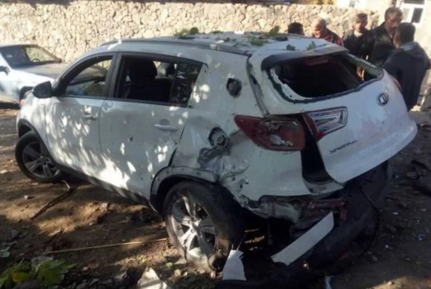 Ermənistanda avtomobildə baş verən partlayışda iki nəfər ölüb
