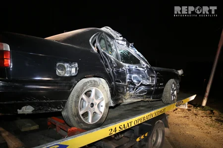 Водитель BMW оставил без света целый городок на Абшероне - ФОТО