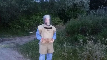 Goranboyda top mərmisi tapılıb