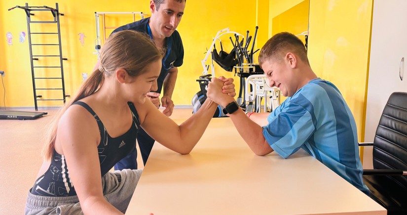 Rehabilitation services provided to Ukrainian children brought to Azerbaijan