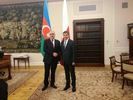 Azerbaijani Foreign Minister meets Marshal of Polish Sejm