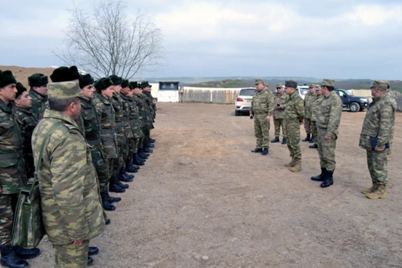 ​Azərbaycanın hərbi prokuroru və müdafiə nazirinin müavini cəbhəyanı bölgələrdə yerləşən hərbi hissələrdə olub