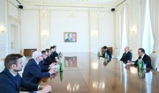 Prezident İlham Əliyev Bolqarıstan Milli Assambleyasının sədrini qəbul edib