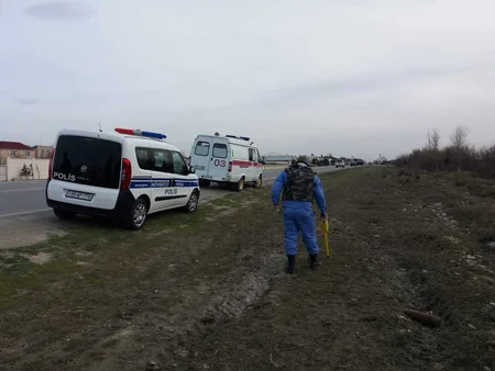 Sumqayıtda top mərmisi tapılıb