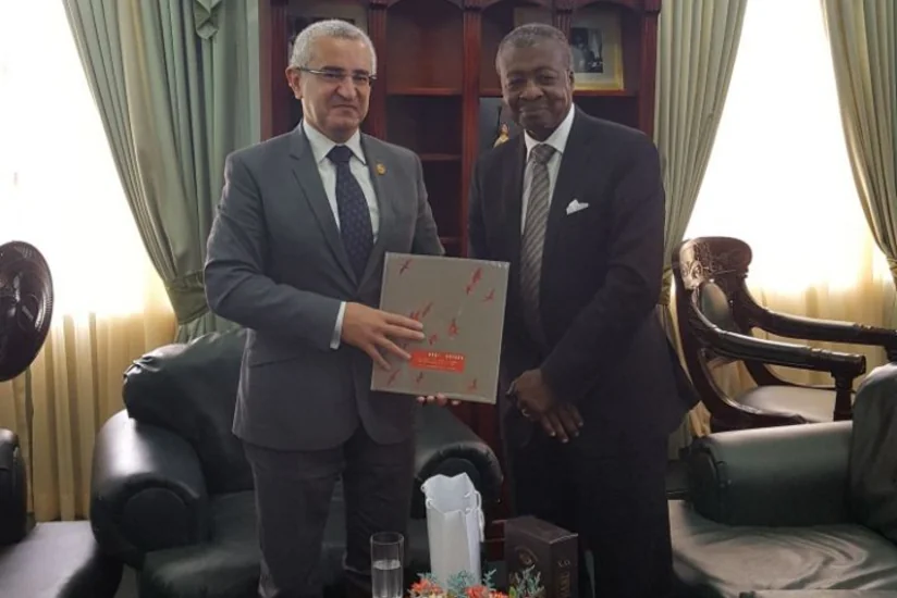 Elxan Poluxov Qayana Milli Assambleyasının spikeri ilə görüşüb