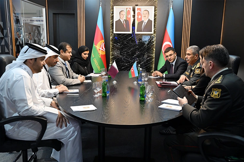 Azərbaycan və Qətər hərbi-texniki əməkdaşlığı müzakirə olunub