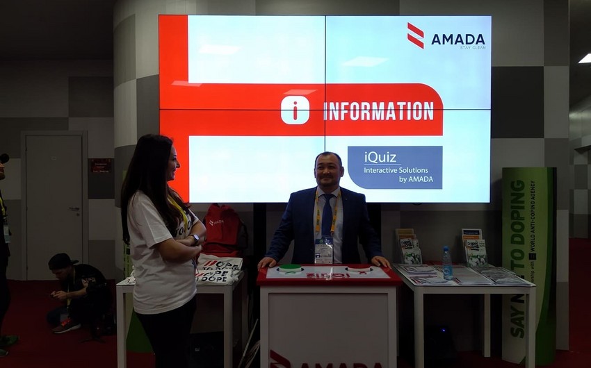 AMADA Qran-pri yarışında xüsusi stend quraşdırıb