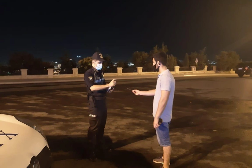 Bakı polisi: Göstərişlərə əməl etməyənlərə cərimə tərtib edilir