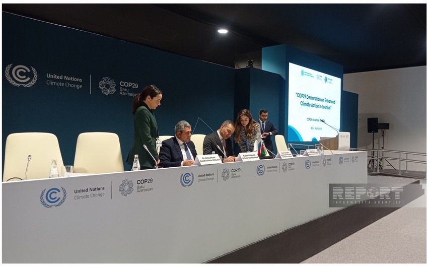 Turizmin iqlim məqsədlərinə uyğun inkişafı üçün qlobal tərəfdaşlıq platforması yaradılacaq
