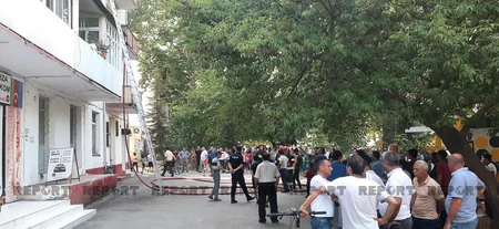 Mingəçevirdə yaşayış binasında yanğın olub