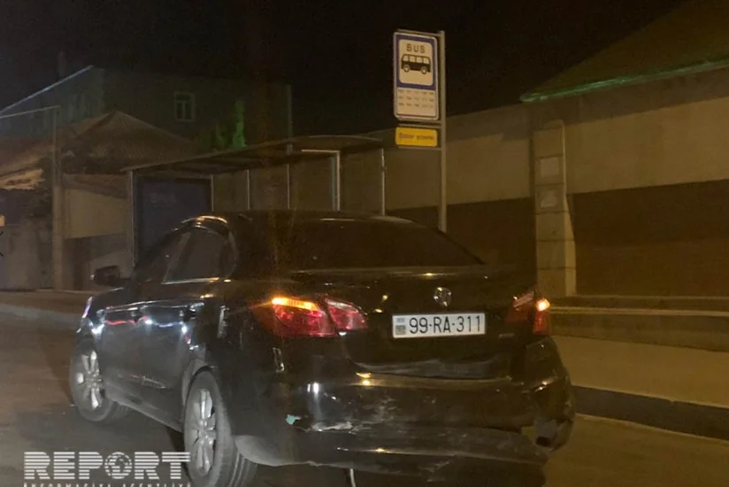 Sabunçu rayonunda yol qəzasında bir nəfər xəsarət alıb - FOTO