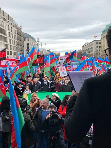 Berlində Ümumavropa Qarabağ mitinqi keçirilib - FOTO - VİDEO - YENİLƏNİB