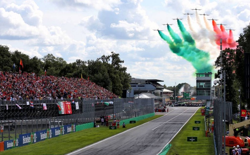 Formula 1: İtaliyadakı yarışın cədvəlində dəyişiklik edildi