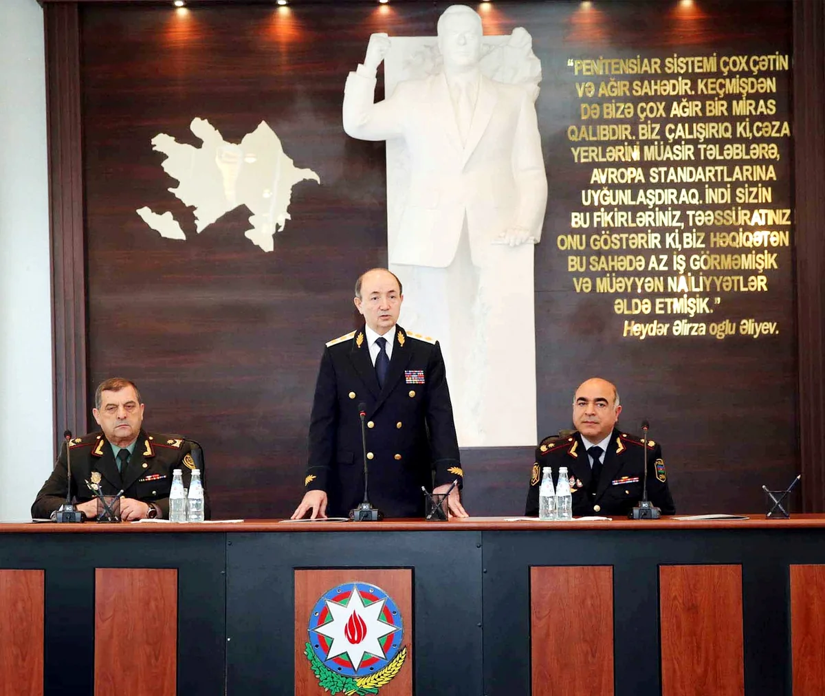 Penitensiar xidmətin yeni rəisi: “Qarşıda duran vəzifələrin yerinə yetirilməsi üçün səylərimi əsirgəməyəcəyəm” - FOTO