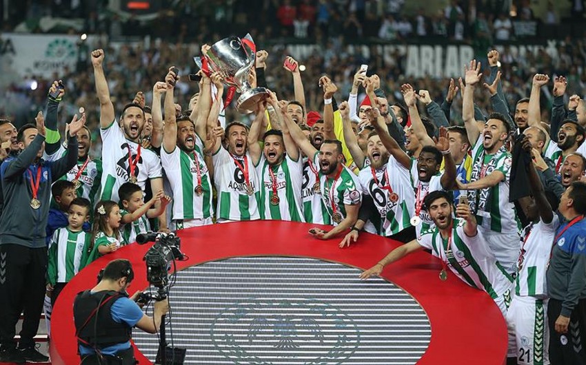 Konyaspor tarixində ilk dəfə Türkiyə Kubokunun sahibi olub