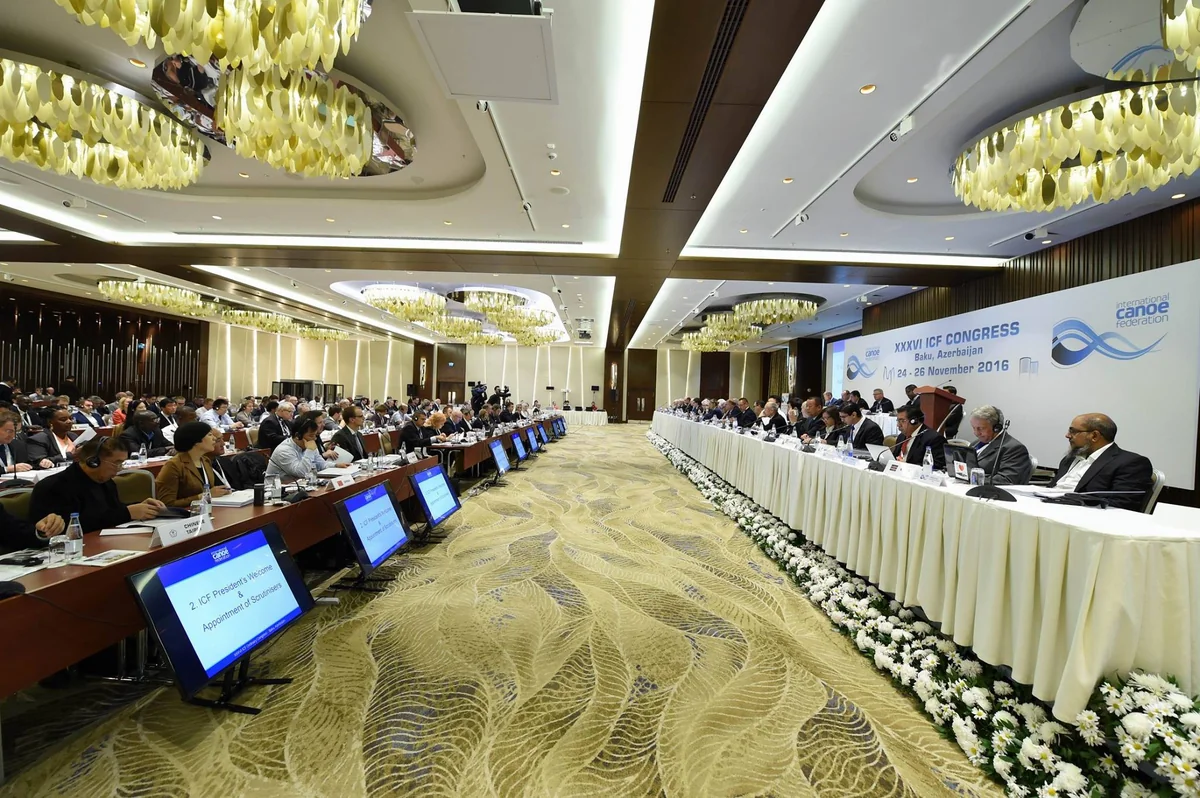 Bakıda Beynəlxalq Kanoe Federasiyasının Konqresi başlayıb