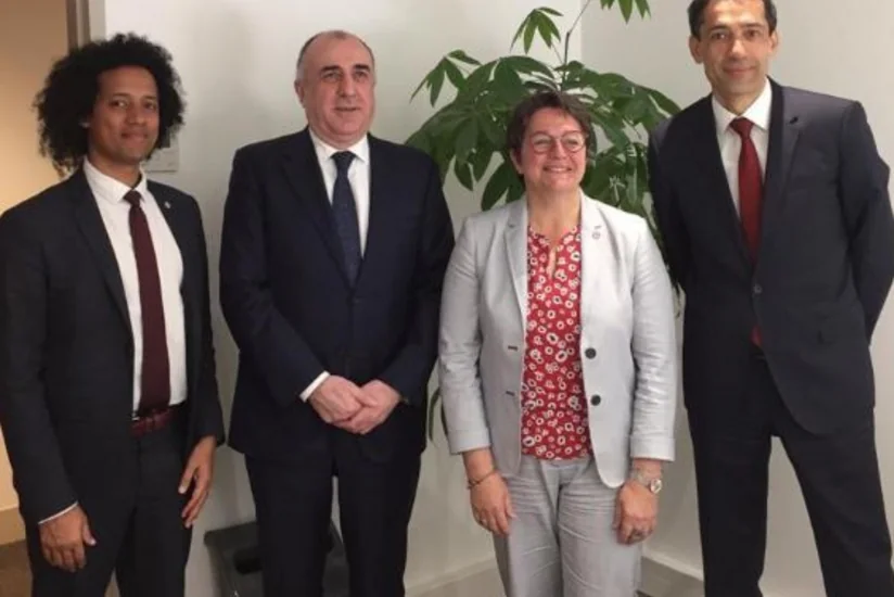 Elmar Məmmədyarov Fransa Milli Assambleyasının vitse-prezidenti ilə görüşüb