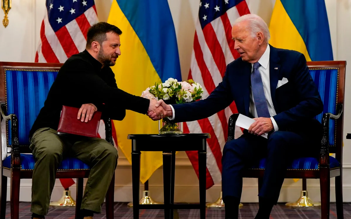 Biden, Zelenskyy inch toward NATO with 10-year defense agreement