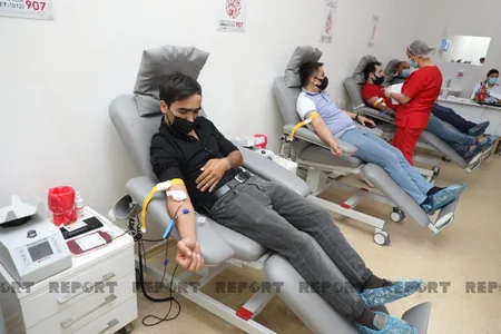 Aşura ilə əlaqədar qanvermə aksiyası keçirilir