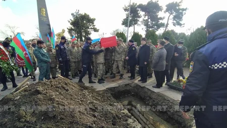Şəhid Orxan Cabbarov dəfn edilib