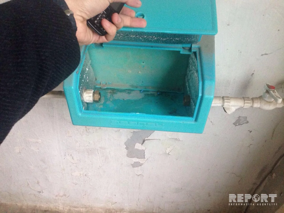 Bakıda binanın su sayğacları oğurlanıb