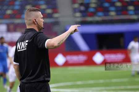 Bakıda təşkil olunan minifutbol üzrə dünya çempionatında daha bir oyun keçirilib