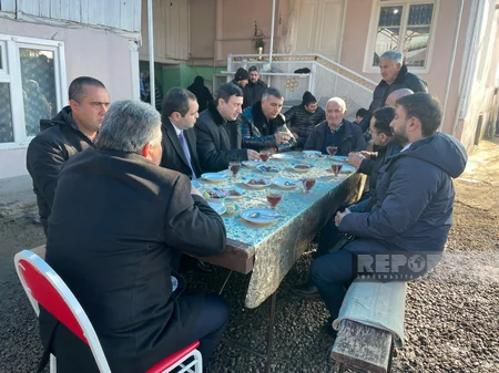 Gürcüstanda 20 Yanvar şəhidinin məzarı ziyarət olunub