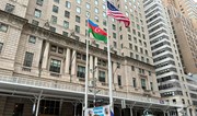 Nyu-Yorkda 28 May – Müstəqillik Günü münasibətilə Azərbaycan bayrağı ucaldılıb