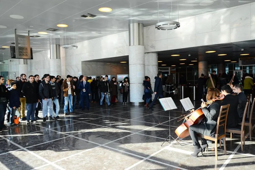 Bakı metropoliteni Üzeyir Hacıbəylinin doğum günü münasibətilə musiqi proqramı təşkil edəcək
