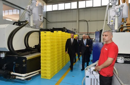 Prezident İlham Əliyev Balaxanı Sənaye Parkının açılışında iştirak edib