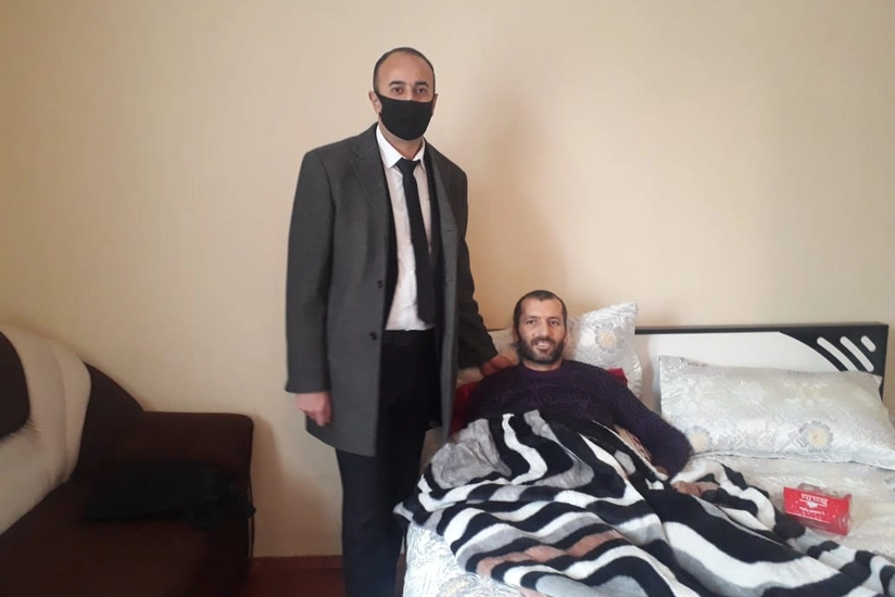 Daha bir qazi ailəsi dəstəklə təmin edilir