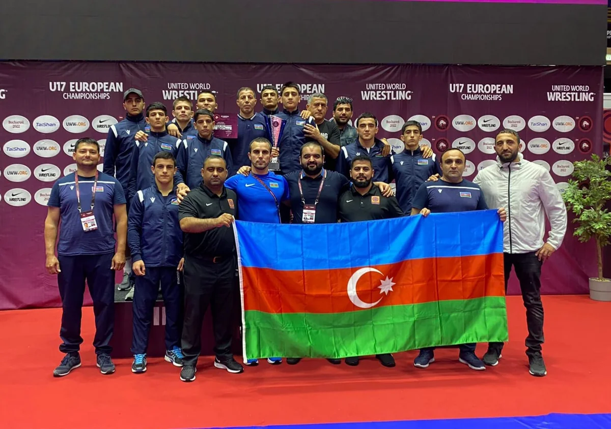 Yunan-Roma güləşi üzrə Azərbaycan millisi ardıcıl 2-ci dəfə Avropa çempionu olub