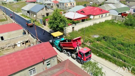 Bakının Sadiq Feyziyev küçəsində təmir işləri yekunlaşmaq üzrədir