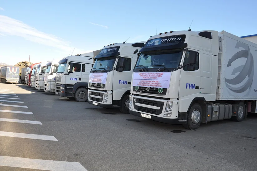 Азербайджан оказал Кыргызстану гуманитарную помощь
