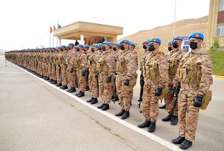 Solemn opening of 'Three Brothers - 2021' international exercises held in Baku