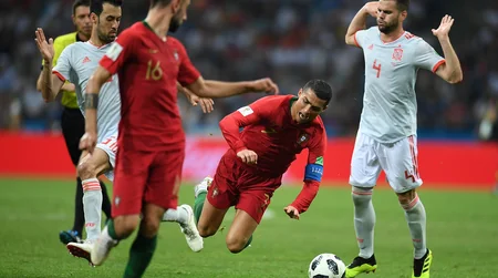 DÇ-2018: Portuqaliya Ronaldunun het-triki sayəsində İspaniya ilə heç-heçə edib