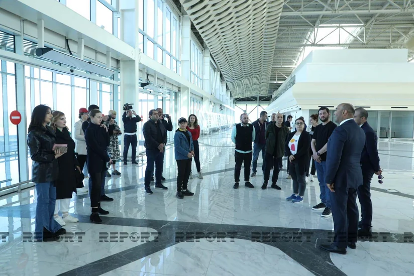 Грузинская делегация побывала в Физулинском международном аэропорту