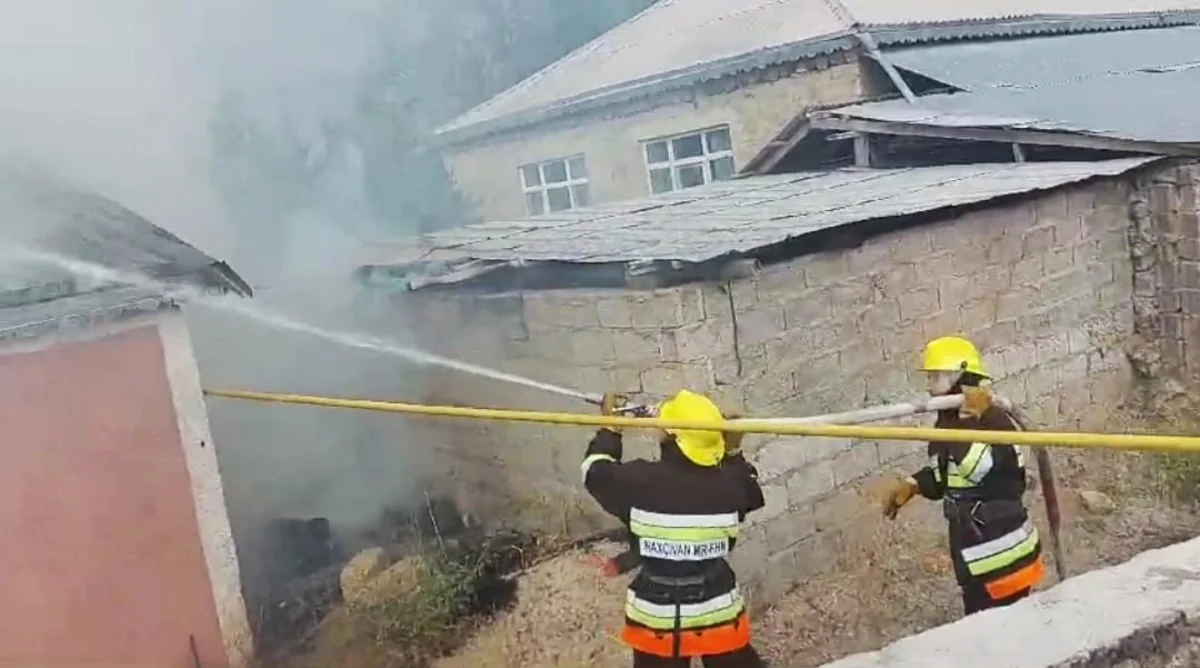 Ordubad, Babək və Şərur rayonlarında yanğınlar olub