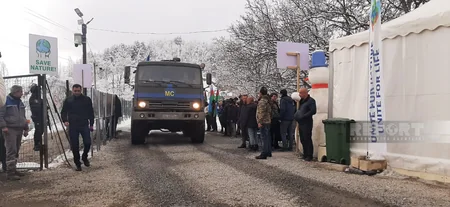 На дороге Ханкенди-Лачын созданы условия для беспрепятственного проезда автомобилей РМК