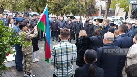 Kürdəmirdə Aprel döyüşləri şəhidi Əbubəkir İsmayılovun xatirəsi anılıb