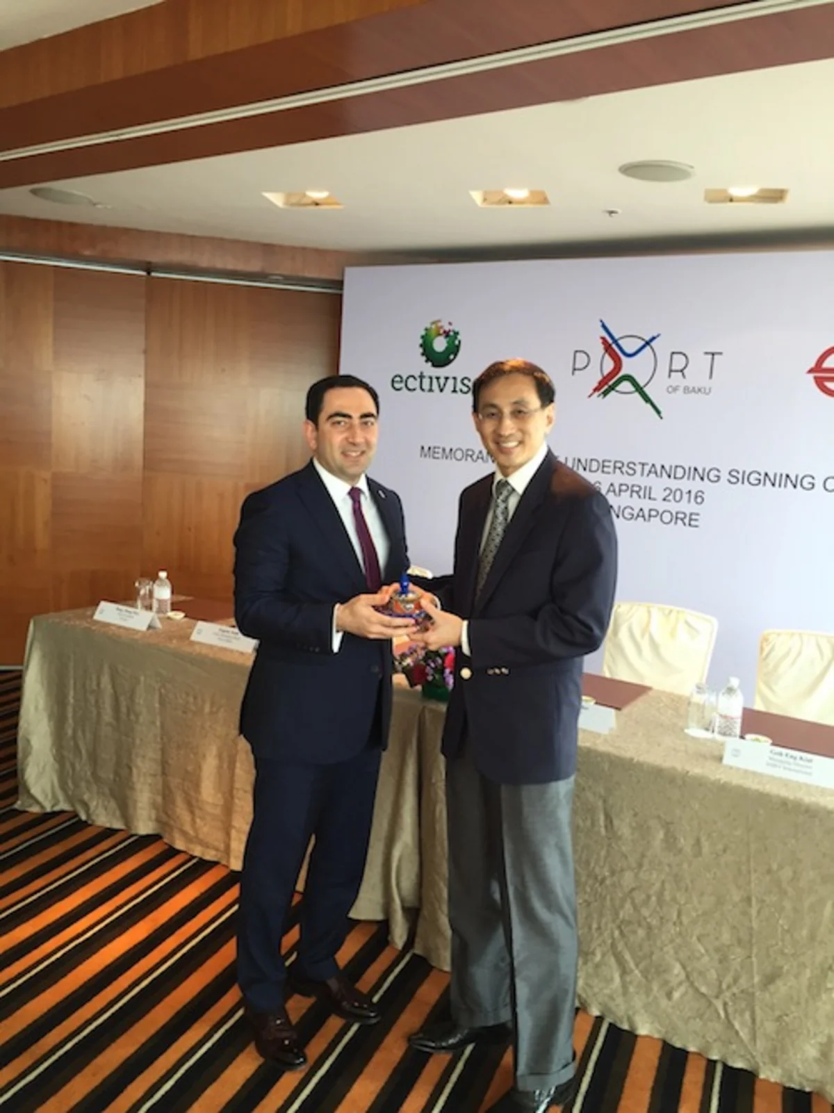 Port of Baku to introduce new technological solutions from Singapore