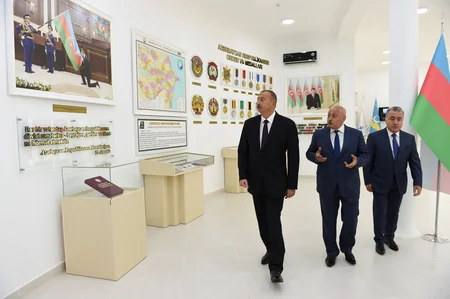 Prezident İlham Əliyev Masallıya səfərə gedib