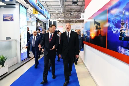 Prezident İlham Əliyev XXVI Beynəlxalq “Xəzər Neft və Qaz-2019” sərgi və konfransının açılışında iştirak edib - YENİLƏNİB